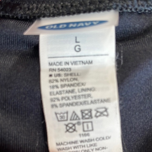 Old Navy Classic Black Bikini Set Top size XXL, bottoms 2 pairs size L - Picture 5 of 5